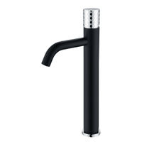 Смеситель для раковины BOHEME Stick 122-BCR высокий Diamond Black Chrom — 1