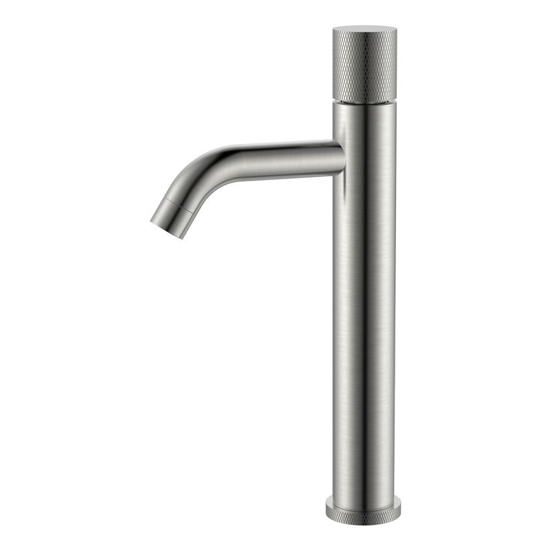 Смеситель для раковины BOHEME Stick 122-NB.2 высокий Diamond Nikel Brush