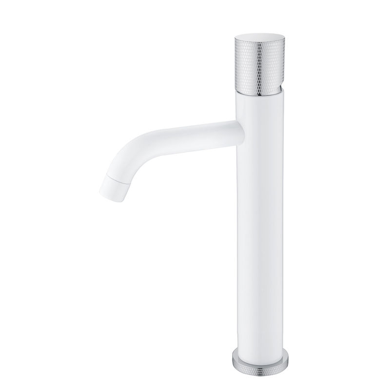 Смеситель для раковины BOHEME Stick 122-WCR.2 высокий Diamond White Chrom