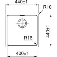 Кухонная мойка из нержавеющей стали Franke 122.0689.807 FEX 110-40 — 3