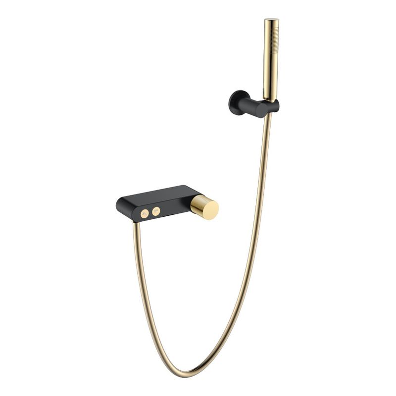 Смеситель для ванны BOHEME Stick Diamond 123-BG.2 Black Gold