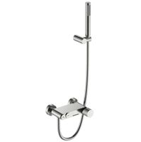 Смеситель для ванны BOHEME Stick Diamond 123-NB.2 Nikel Brush — 1