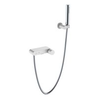 Смеситель для ванны BOHEME Stick Diamond 123-WCR White Chrom — 1