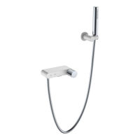 Смеситель для ванны BOHEME Stick Diamond 123-WCR.2 White Chrom — 1