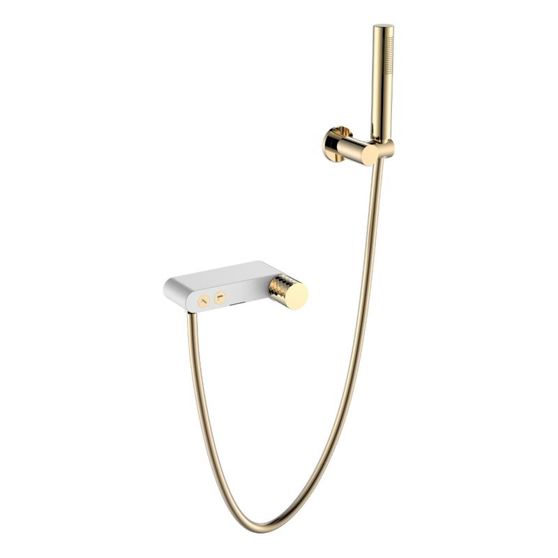 Смеситель для ванны BOHEME Stick Diamond 123-WG White Gold