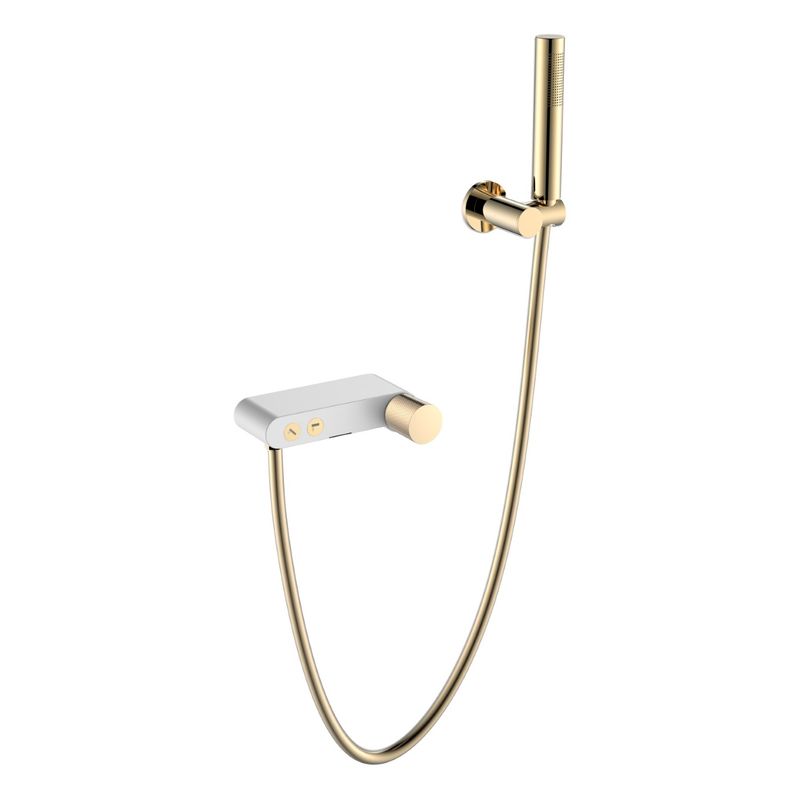 Смеситель для ванны BOHEME Stick Diamond 123-WG.2 White Gold