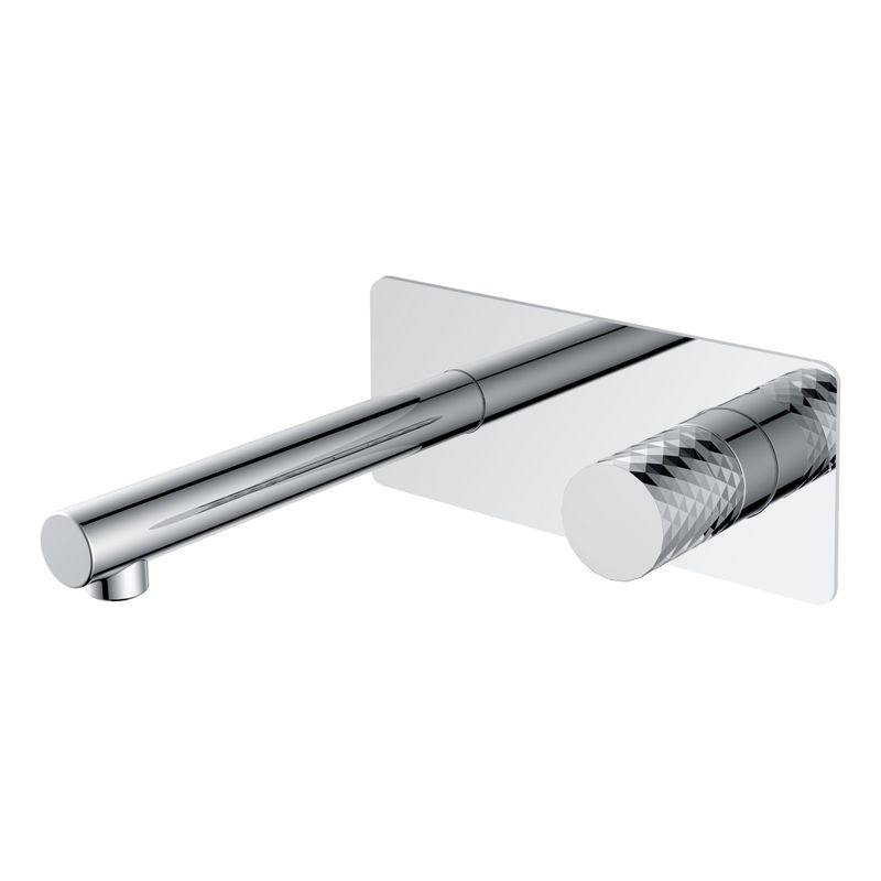 Смеситель скрытого монтажа для раковины BOHEME Stick Diamond 125-CRCR из стены Chrom
