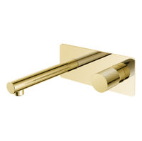 Смеситель скрытого монтажа для раковины BOHEME Stick Diamond 125-GG.2 из стены Gold — 1