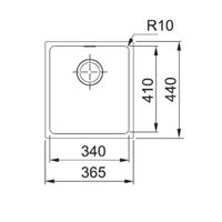 Кухонная мойка из искусственного камня Franke SID 110-34 125.0443.351 сахара — 2