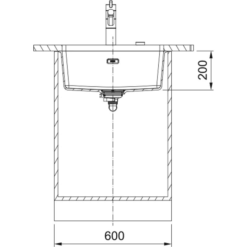Кухонная мойка из искусственного камня Franke MRG 110-52 125.0696.178 серый камень