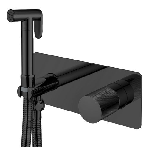 Встраиваемый гигиенический душ BOHEME Stick Diamond 127-BB.2 Black