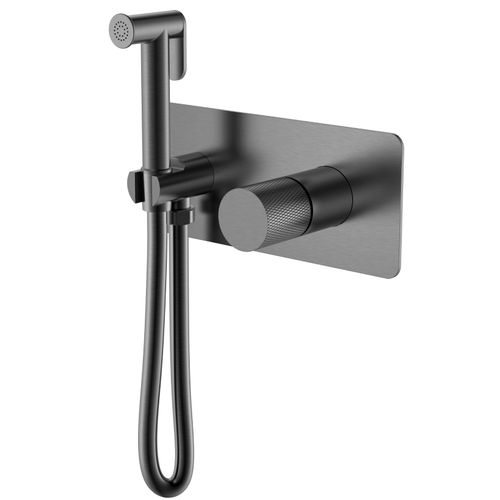 Встраиваемый гигиенический душ BOHEME Stick Diamond 127-GM.2 Gun Metal