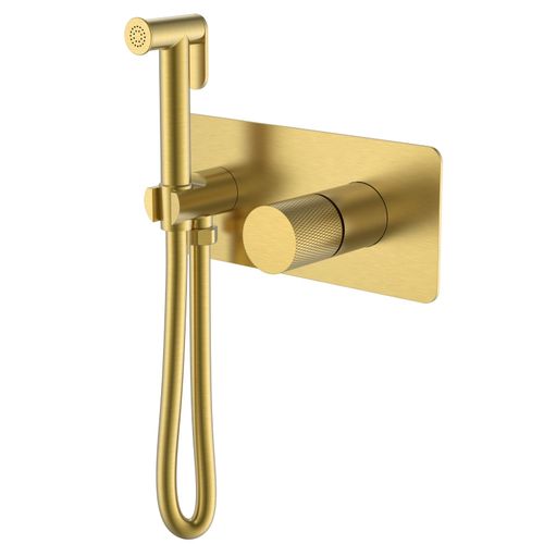 Встраиваемый гигиенический душ BOHEME Stick Diamond 127-MG.2 Mat Gold