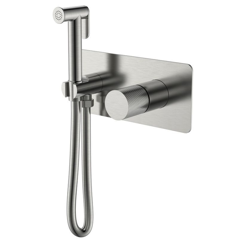 Встраиваемый гигиенический душ BOHEME Stick Diamond 127-NB.2 Nikel Brush