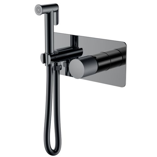 Встраиваемый гигиенический душ BOHEME Stick Diamond 127-SGM.2 Shine Gun Metal