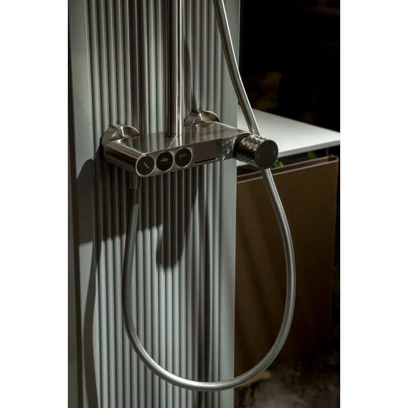 Душевая система BOHEME Stick Diamond 128-NB Nikel Brush