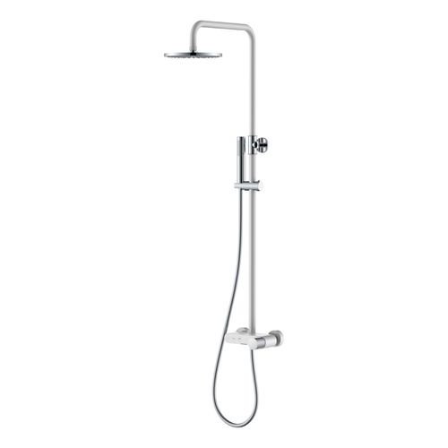 Душевая система BOHEME Stick Diamond 128-WCR.2 White Chrom