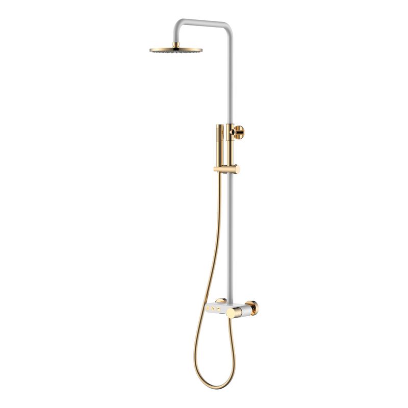 Душевая система BOHEME Stick Diamond 128-WG White Gold