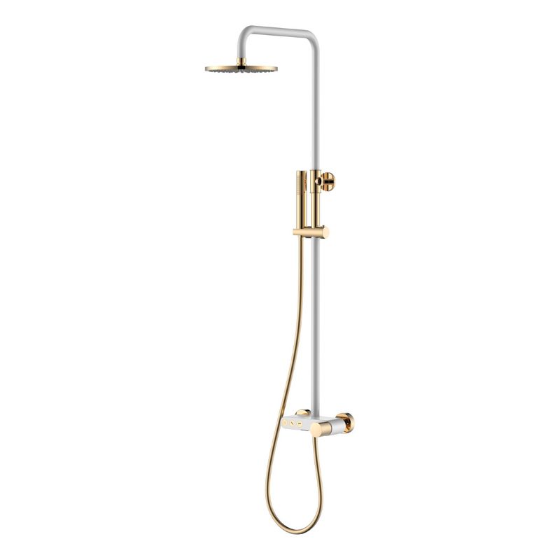 Душевая система BOHEME Stick Diamond 128-WG.2 White Gold