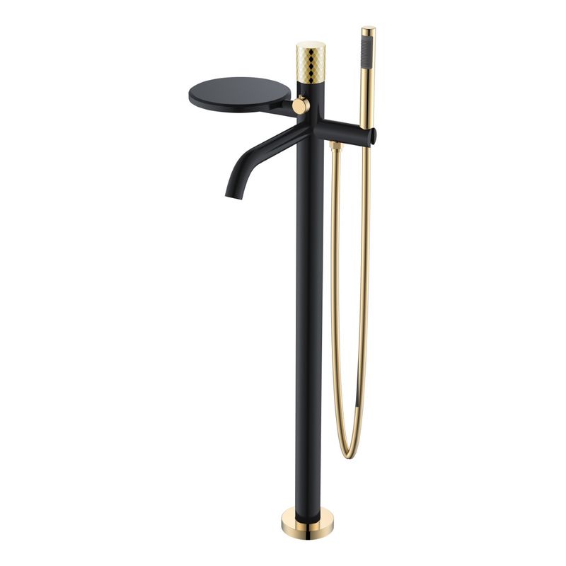 Смеситель для ванны BOHEME Stick 129-BG Diamond Black Gold
