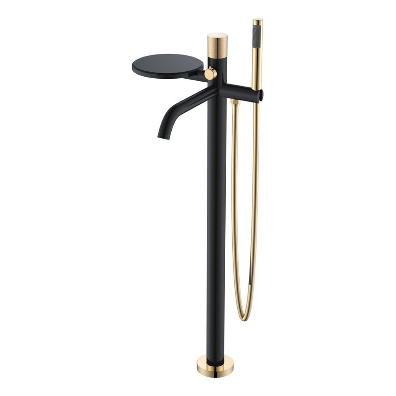 Смеситель для ванны BOHEME Stick 129-BG.2 Diamond Black Gold