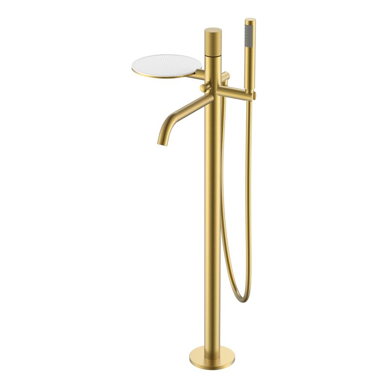 Смеситель для ванны BOHEME Stick 129-MG.2 Diamond Mat Gold