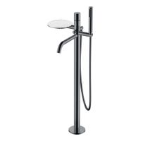 Смеситель для ванны BOHEME Stick 129-SGM Diamond Shine Gun Metal — 1