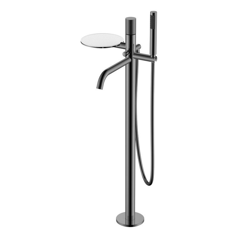 Смеситель для ванны BOHEME Stick 129-SGM.2 Diamond Shine Gun Metal