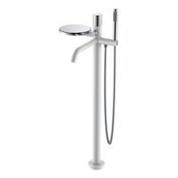 Смеситель для ванны BOHEME Stick 129-WCR Diamond White Chrom — 1