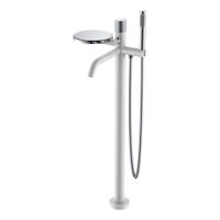 Смеситель для ванны BOHEME Stick 129-WCR.2 Diamond White Chrom — 1