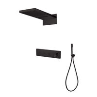 Душевая система скрытого монтажа BOHEME Fusion 130-B черный — 1