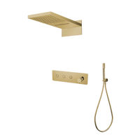 Душевая система скрытого монтажа BOHEME Fusion 130-G золото — 1