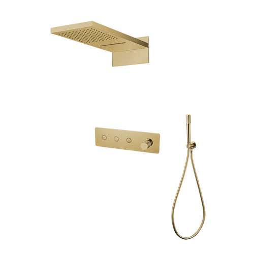 Душевая система скрытого монтажа BOHEME Fusion 130-G золото
