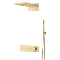 Душевая система скрытого монтажа BOHEME Fusion 130-MG матовое золото — 1