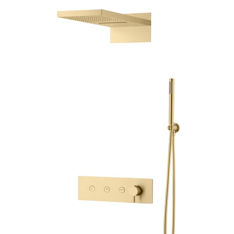 Душевая система скрытого монтажа BOHEME Fusion 130-MG матовое золото