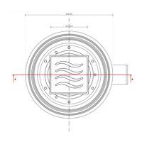 Душевой трап Pestan Confluo Standard Vertical Dry 10×10 — 6