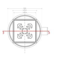 Душевой трап Pestan Confluo Standard Square 1 Mask 13000073 15×15 — 4