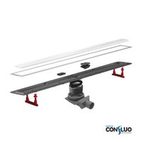 Душевой лоток Pestan Confluo Premium White Glass Line 650 13000283 (Вставка-перевёртыш) — 2