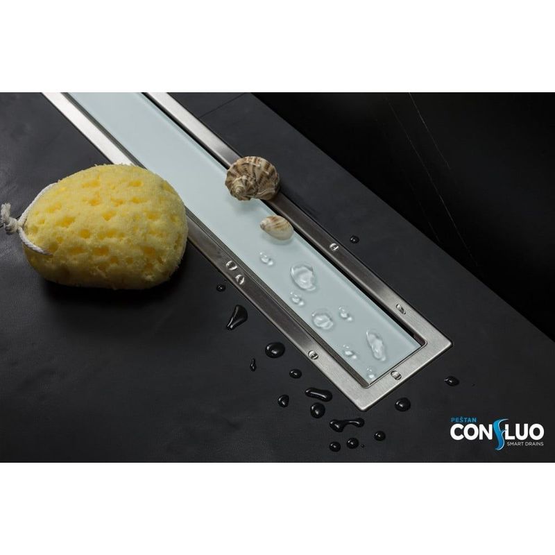 Душевой лоток Pestan Confluo Premium White Glass Line 650 13000283 (Вставка-перевёртыш)