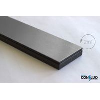 Душевой лоток Pestan Confluo Premium Black Glass Line 650 13000293 (Вставка-перевёртыш) — 4