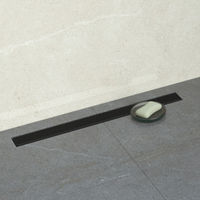 Душевой лоток Pestan Confluo Frameless Line 750 13701321 matte black линейный 2в1 — 1