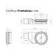 Душевой трап линейный 2в1 Pestan Confluo Frameless Line 650 NEW