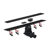 Душевой лоток Pestan Confluo Frameless Line 13704135 линейный 2в1 850 Black matte — 2