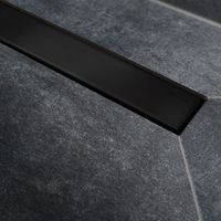 Душевой лоток Pestan Confluo Frameless Line 13704136 линейный 2в1 950 Black matte — 8