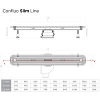 Душевой лоток Pestan Confluo Slim Line 13704140 щелевой 300 — 9