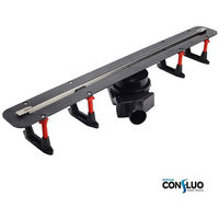 Душевой лоток Pestan Confluo Slim Line 13704162 щелевой 750 Black matte — 1