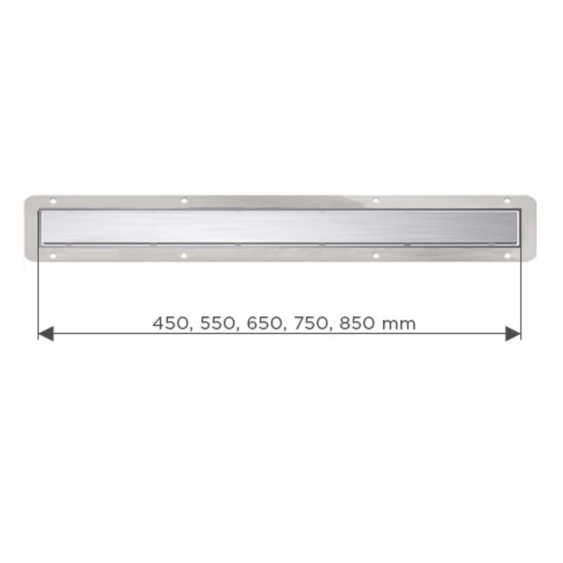 Душевой лоток Pestan Confluo Primo Compact Line 13704173 линейный 2в1 750