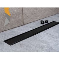 Душевой лоток Pestan Confluo Primo Compact Line 13704191 линейный 2в1 550 Black matte — 2