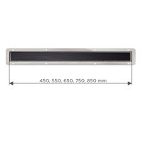 Душевой лоток Pestan Confluo Primo Compact Line 13704193 линейный 2в1 750 Black matte — 3