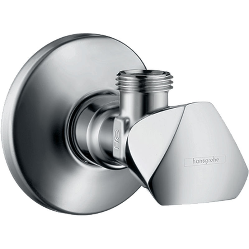 Угловой запорный вентиль Hansgrohe E 13902000 1/2" x 3/8"